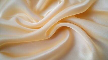 Obraz premium Soft Flow: Creamy silk fabric drapes for creating gentle swirls & luminous texture.