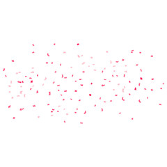 Pink Confetti Birthday Background Illustration Vector