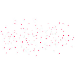 Pink Confetti Birthday Background Illustration