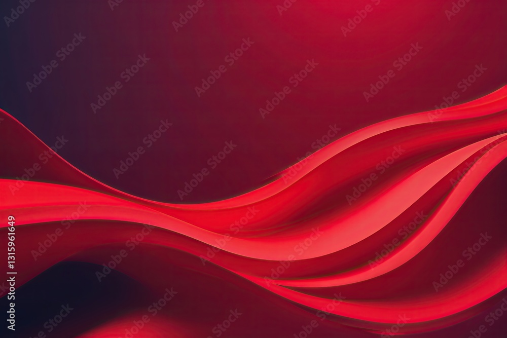 Aufkleber vibrant red gradient background smooth color blend retro style design