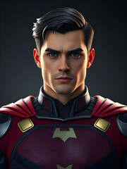 portrait of a superhero