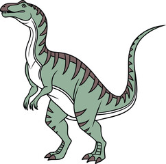 tyrannosaurus dinosaur vector illustration