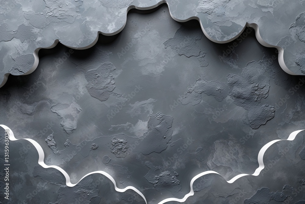 Poster sleek gray textured background with soft clouded edges for contemporary design projects