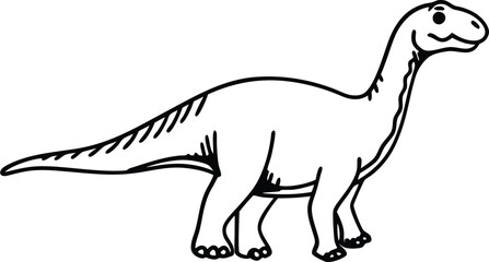 vector drawing of a dinosaur