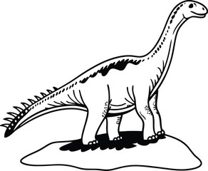 vector illustration of dinosaur