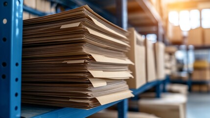 A close-up shot of medical records in a file cabinet, emphasizing the orderly arrangement of various files