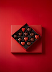 초콜릿, 사랑, 선물, 발렌타인 데이, 하트