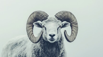 Majestic ram wildlife portrait images