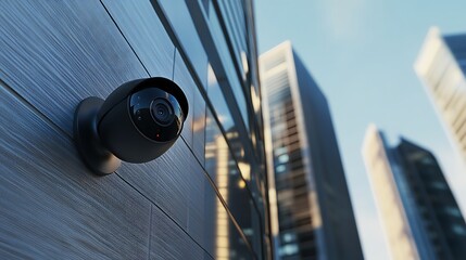 Modern security camera monitoring area pictures
