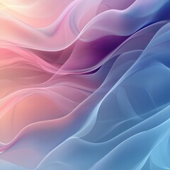 Obraz premium Smooth flowing abstract background with purple and blue waves