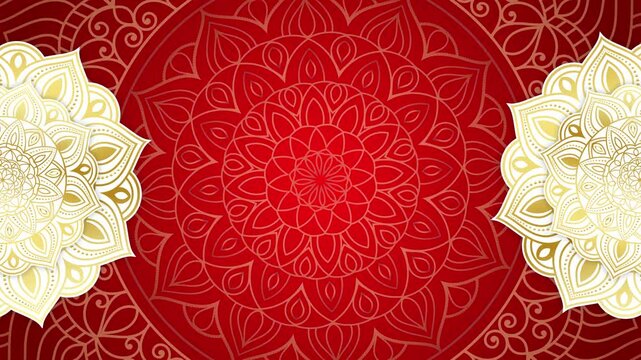 Eid Mubarak Islamic Alpona Background