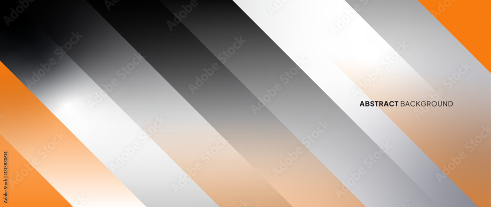Poster Abstract background with overlapping slash patterns. Smooth and neat yellow gradient.
