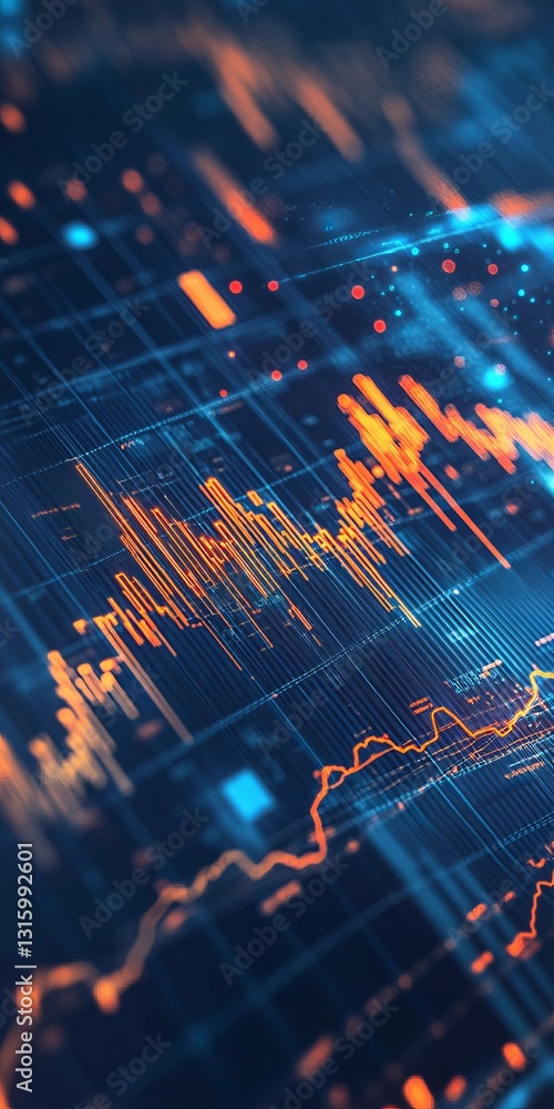 Poster advanced data visualization in financial markets: trends and analysis techniques