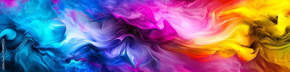 Wall mural clean and sharp multicolor image for digital designs