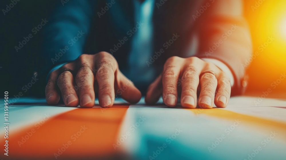Fototapete AI-Driven Data Analytics Precision Workflow Visualization - Empowering Business Intelligence Through Cutting-Edge Predictive Modeling and Strategic Insight Generation