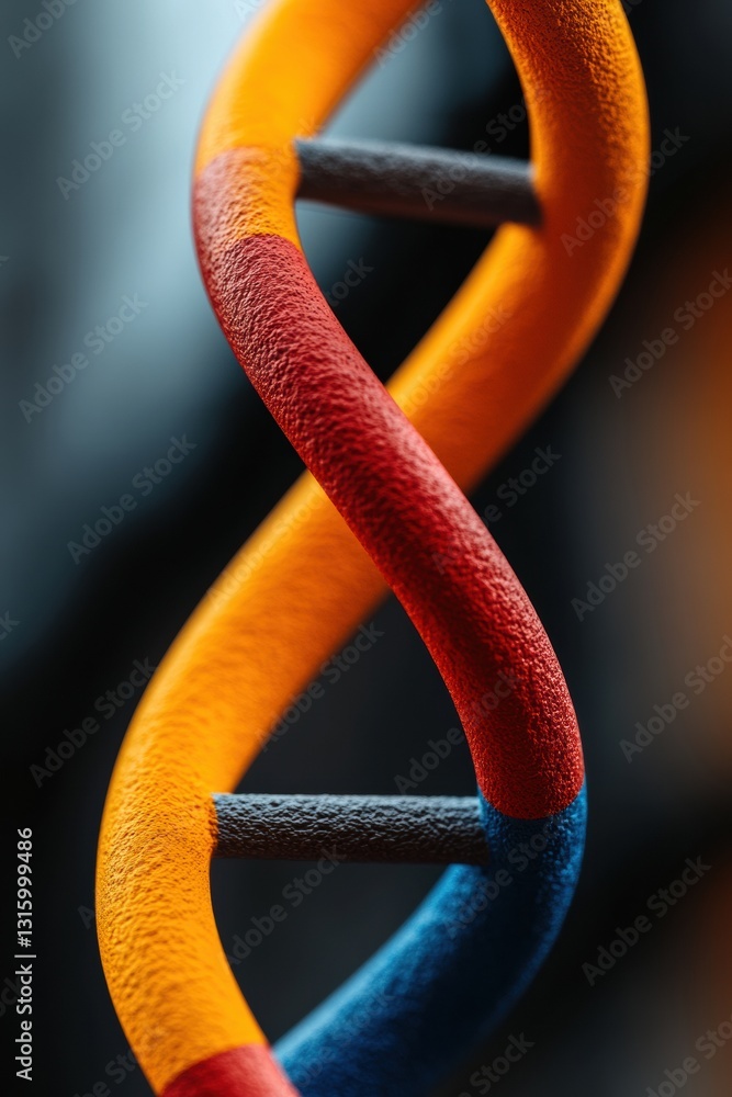 Fototapete Precision Genomics Visualization Advanced Molecular Modeling of DNA Structure - Cutting-Edge Biotech Research and Innovative Genetic Discovery Insights