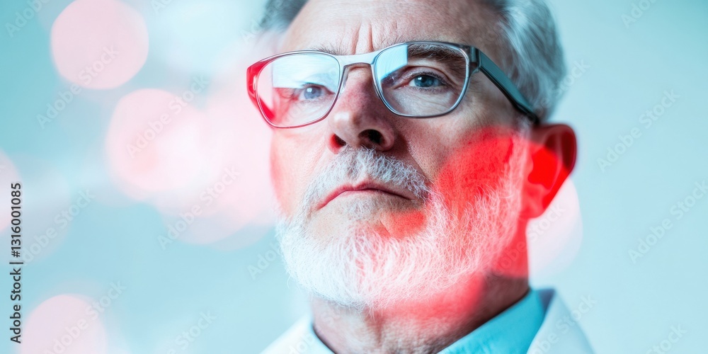 Aufkleber next-gen healthcare innovation cutting-edge digital diagnostic portrait showcasing advanced medical 