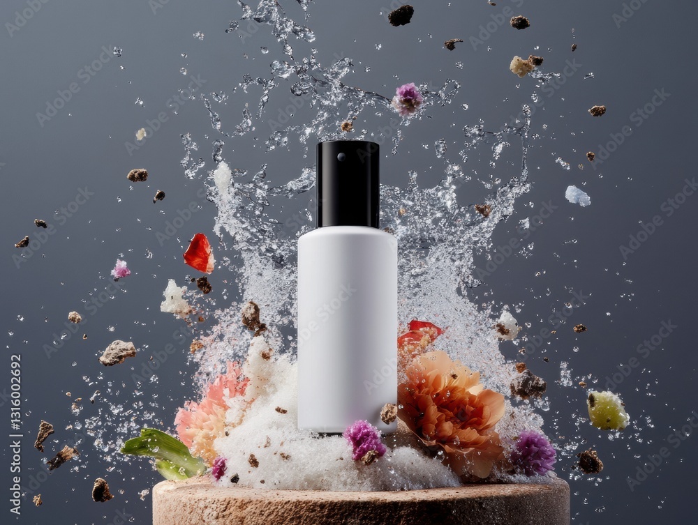 Aufkleber elemental beauty disruption minimalist hydration mist with dynamic water particle technology - next-