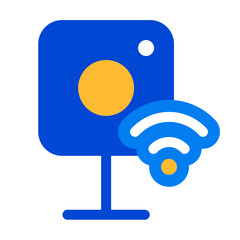 portable cctv flat style