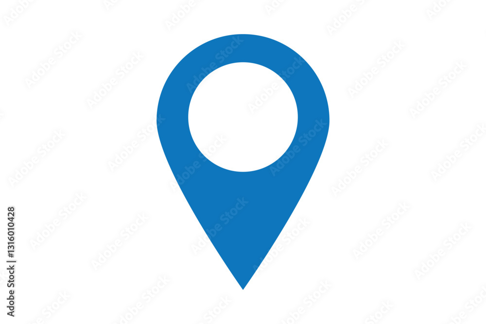 Poster location icon set, map pin place marker. location pointer icon symbol in flat style. location pin ic