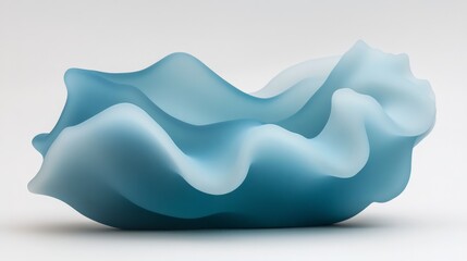 Smooth Blue Gradient with Relaxed Lighting Effect