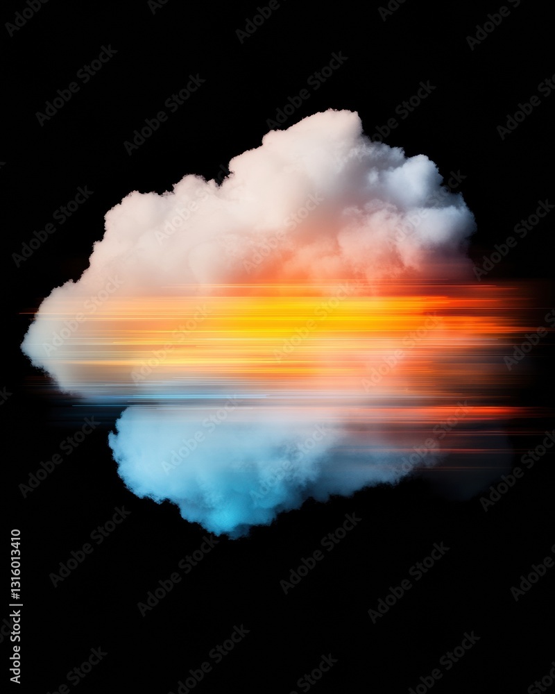 Poster Quantum Cloud Security Immersive Digital Transformation with Fluid AI Encryption - Next-Gen Cybersecurity Visual Narrative for Tech Innovators