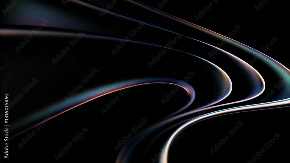 Poster abstract iridescent background design, 3d render. gradient design element for banners, backgrounds, 