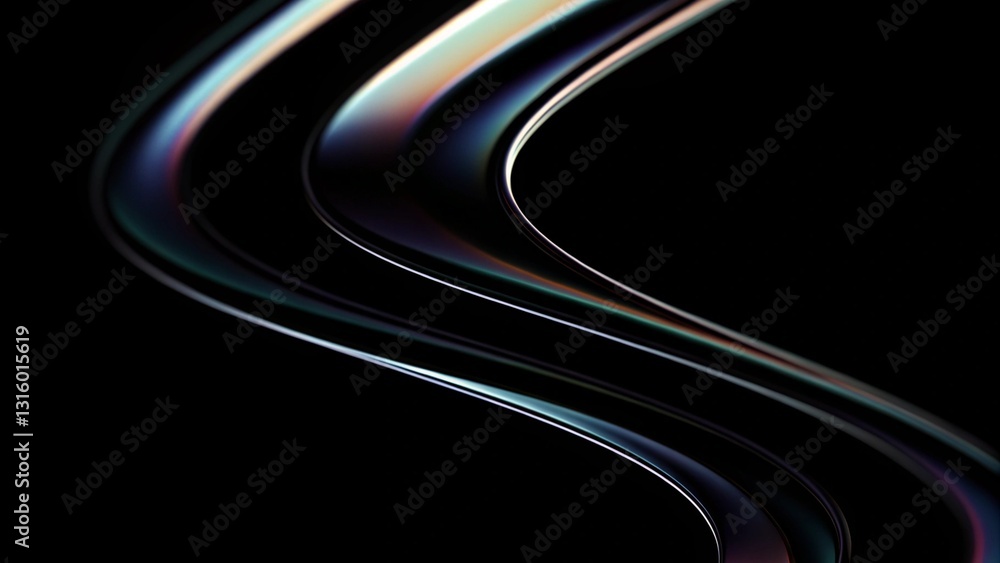 Poster abstract iridescent background design, 3d render. gradient design element for banners, backgrounds, 