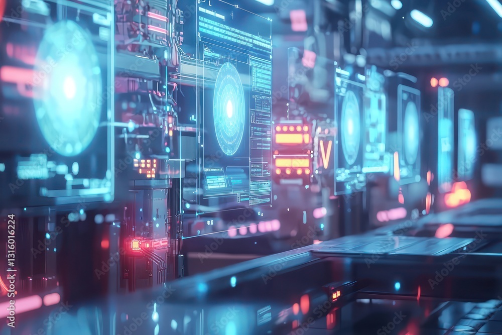 Aufkleber ai-driven quality controls in industrial setting