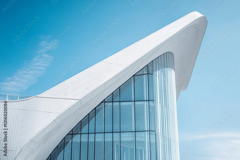 Poster explore a stunning example of minimalist architecture highlighting clean lines and unique shapes aga