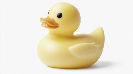 Cute Yellow Rubber Duck Toy  Bathtime Fun  Isolated PNG