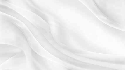 Obraz premium Abstract grey liquid flowing elegant waves graphic design. Smooth white silk wavy background.Modern white wave background. Minimalist modern graphic design element cutout style concept for banner.