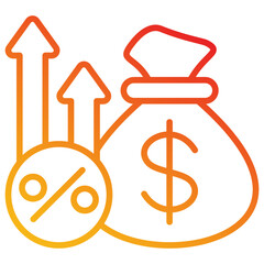 Profit Margin Icon