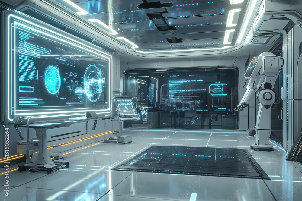 Aufkleber precision tools for machining assisted by holography and robots.