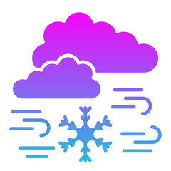 Cold breeze Icon