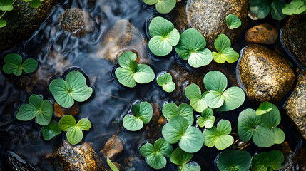 water, nature, leaf, plant, pond, flower, lotus, lily, clover, leaves, lake, garden, waterlily, flora, summer, water lily, flowers, foliage, spring, beauty, pad, field, pink, texture, green