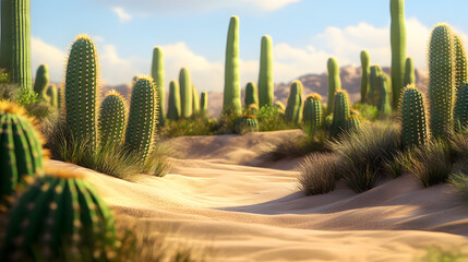 cactus, plant, nature, desert, tree, flower, cacti, dry, thorn, flora, summer, leaf, sky, spring, sharp, isolated, succulent, garden, arizona, botany, green