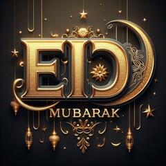 Golden Glow of Eid: Shine Bright with Luxurious Festive Designs!"