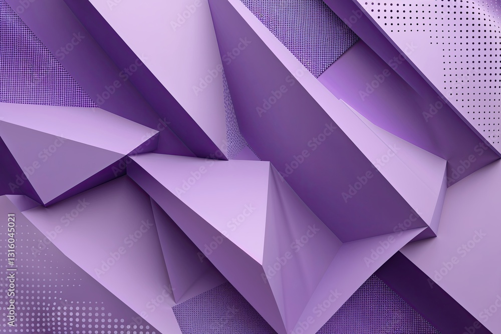 Poster lavender geometric abstract background with dot texture pattern design