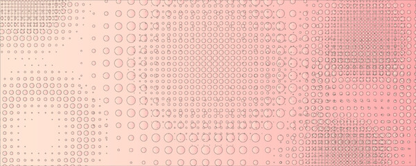 Minimlaist banner background, pink and soft yellow gradations,abstract memphis, circle ,template business, cover, etc.