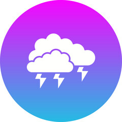Cloud thunder Icon