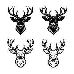 deer head vector