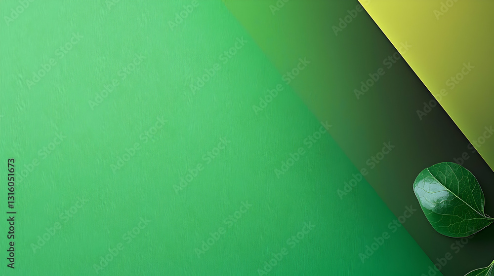 Poster abstract green textured background with geometric shapes and gradient colors ideal for modern design