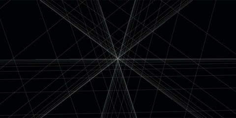 Abstract futuristic dark black background with waved design. Realistic 3d wallpaper with luxury flowing lines. Elegant backdrop for poster, website, brochure, banner modern