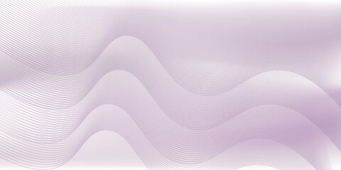 Dark abstract background with glowing wave. Shiny moving lines design element. Modern purple blue gradient flowing wave lines.