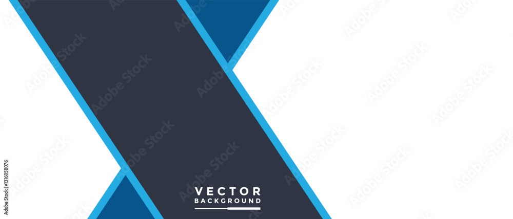 Poster blue and black background graphics of vector illustrations for messages and infographic message boar