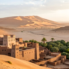 oasis in the sahara