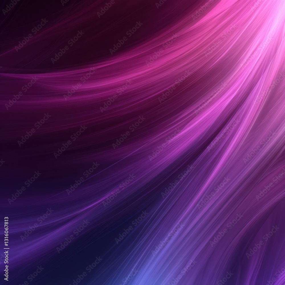 Poster abstract gradient of pink and purple lines creating a dynamic and energetic background for modern de