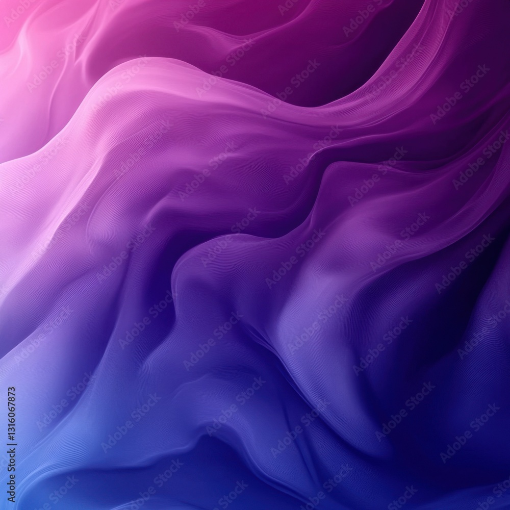 Poster abstract flowing gradient background with smooth curves and vibrant colors creating a modern artisti