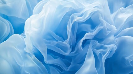 Obraz premium Soft Blue Abstract Background with Gentle Waves